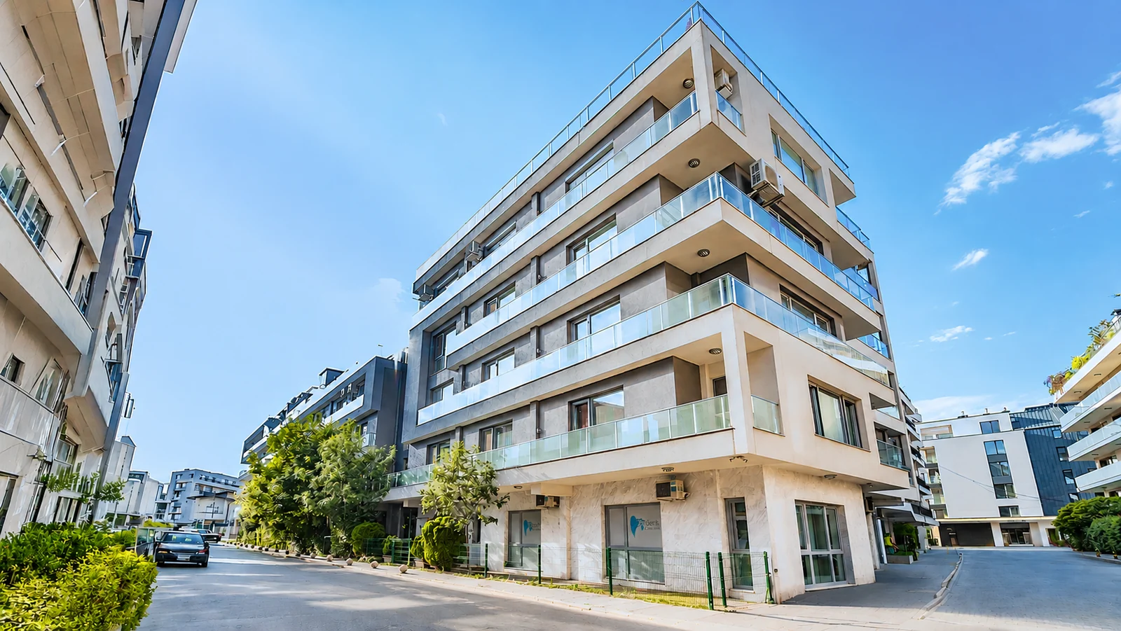 The 2Bdent dental clinic building in Sofia